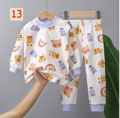 24HA187.25 - SET 2 BỘ MẶC NHÀ COTTON CHO BÉ
