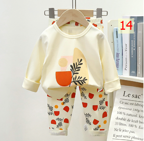 24HA187.02 - BỘ COTTON DÀI TAY CHO BÉ