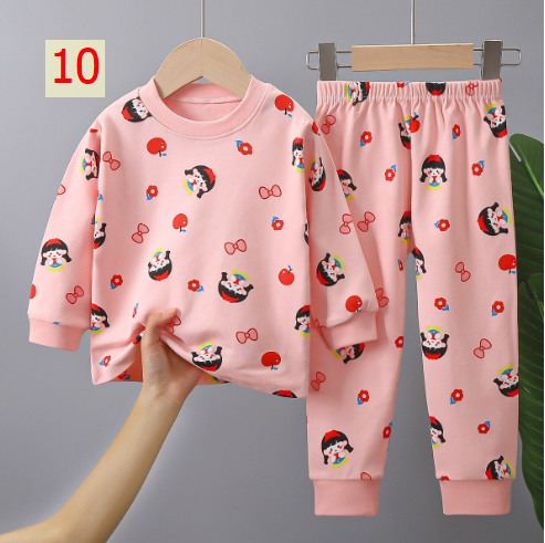 24HA187.25 - SET 2 BỘ MẶC NHÀ COTTON CHO BÉ