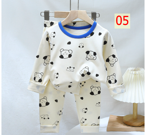 24HA187.02 - BỘ COTTON DÀI TAY CHO BÉ