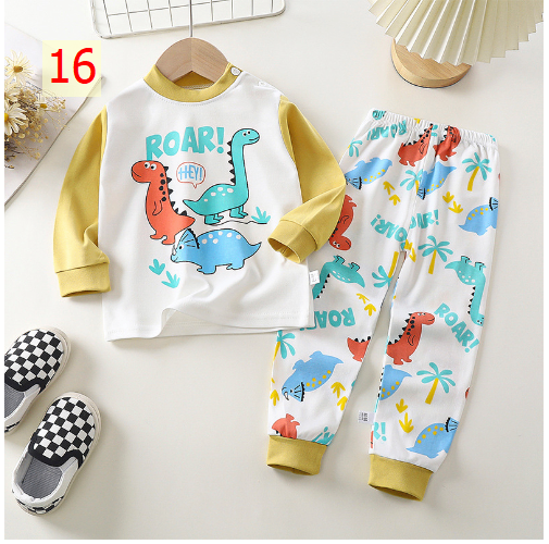 24HA187.25 - SET 2 BỘ MẶC NHÀ COTTON CHO BÉ