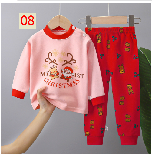 24HA187.25 - SET 2 BỘ MẶC NHÀ COTTON CHO BÉ