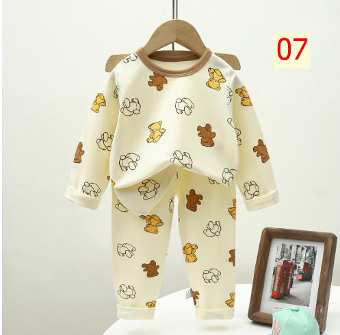 24HA187.02 - BỘ COTTON DÀI TAY CHO BÉ