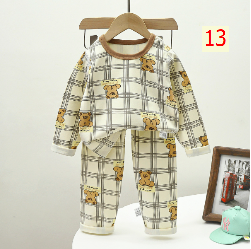 24HA187.02 - BỘ COTTON DÀI TAY CHO BÉ
