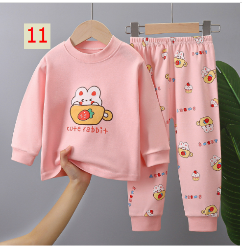 24HA187.25 - SET 2 BỘ MẶC NHÀ COTTON CHO BÉ