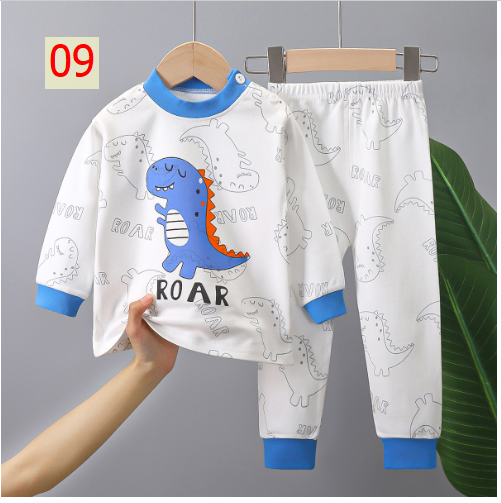 24HA187.25 - SET 2 BỘ MẶC NHÀ COTTON CHO BÉ