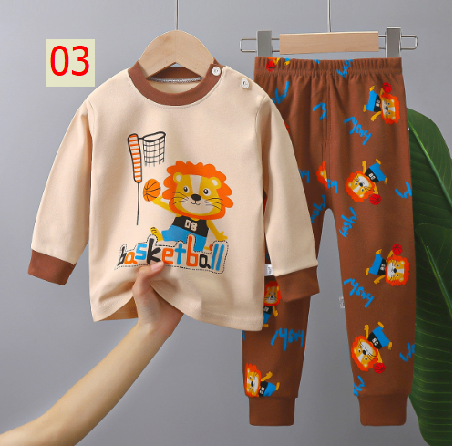 24HA187.25 - SET 2 BỘ MẶC NHÀ COTTON CHO BÉ