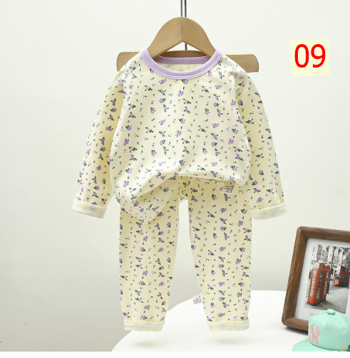 24HA187.02 - BỘ COTTON DÀI TAY CHO BÉ