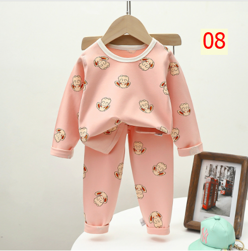 24HA187.02 - BỘ COTTON DÀI TAY CHO BÉ