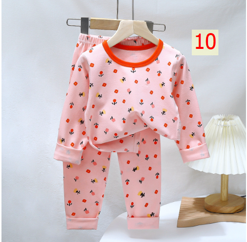 24HA187.02 - BỘ COTTON DÀI TAY CHO BÉ
