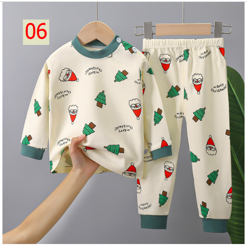 24HA187.25 - SET 2 BỘ MẶC NHÀ COTTON CHO BÉ