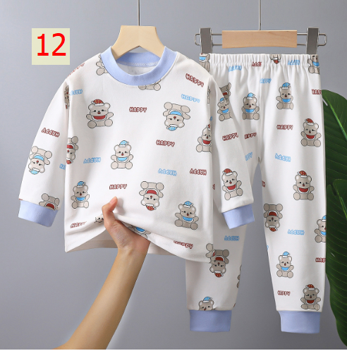 24HA187.25 - SET 2 BỘ MẶC NHÀ COTTON CHO BÉ