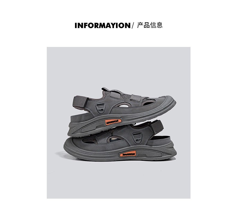 24HA197.32 - GIÀY SANDAL LƯỚI ĐA NĂNG NAM HÃNG #WARRIOR