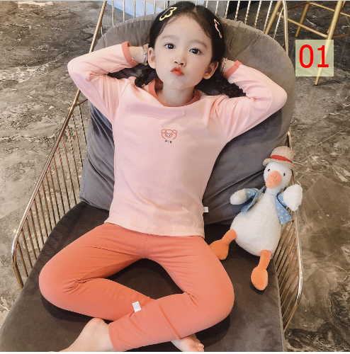 24HA197.03 - SET 2 BỘ NỈ TUYẾT NHUNG CHO BÉ