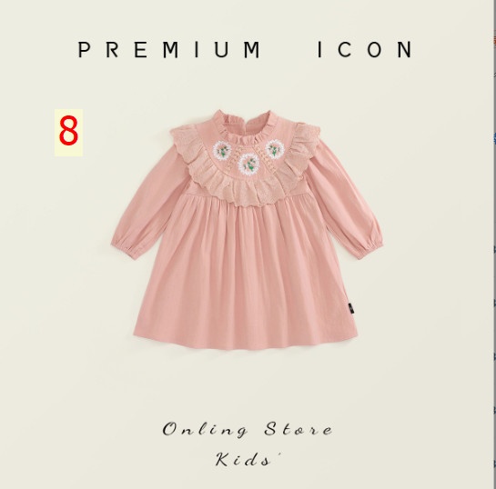24HA197.25 - VÁY THU ĐÔNG BÉ GÁI PREMIUM