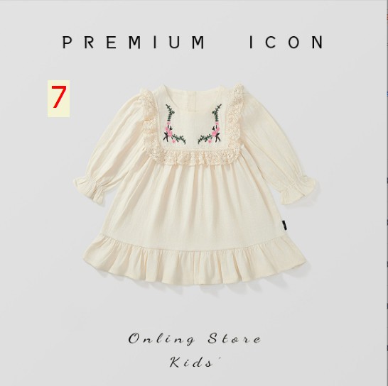 24HA197.25 - VÁY THU ĐÔNG BÉ GÁI PREMIUM