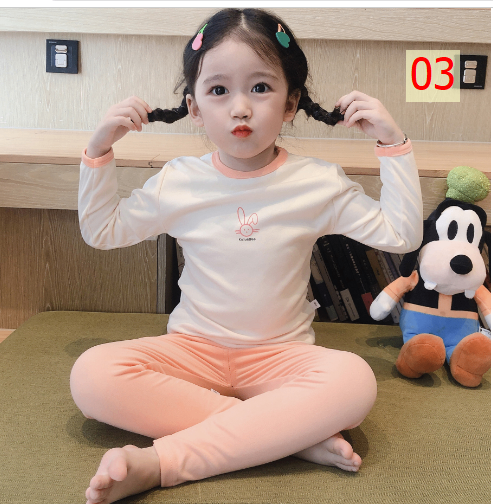 24HA197.03 - SET 2 BỘ NỈ TUYẾT NHUNG CHO BÉ