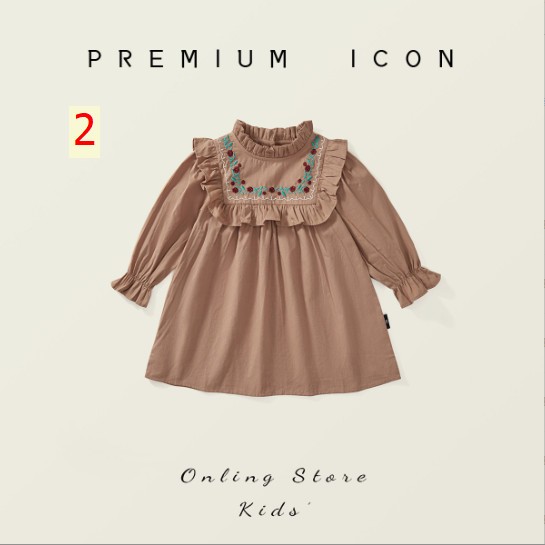 24HA197.25 - VÁY THU ĐÔNG BÉ GÁI PREMIUM