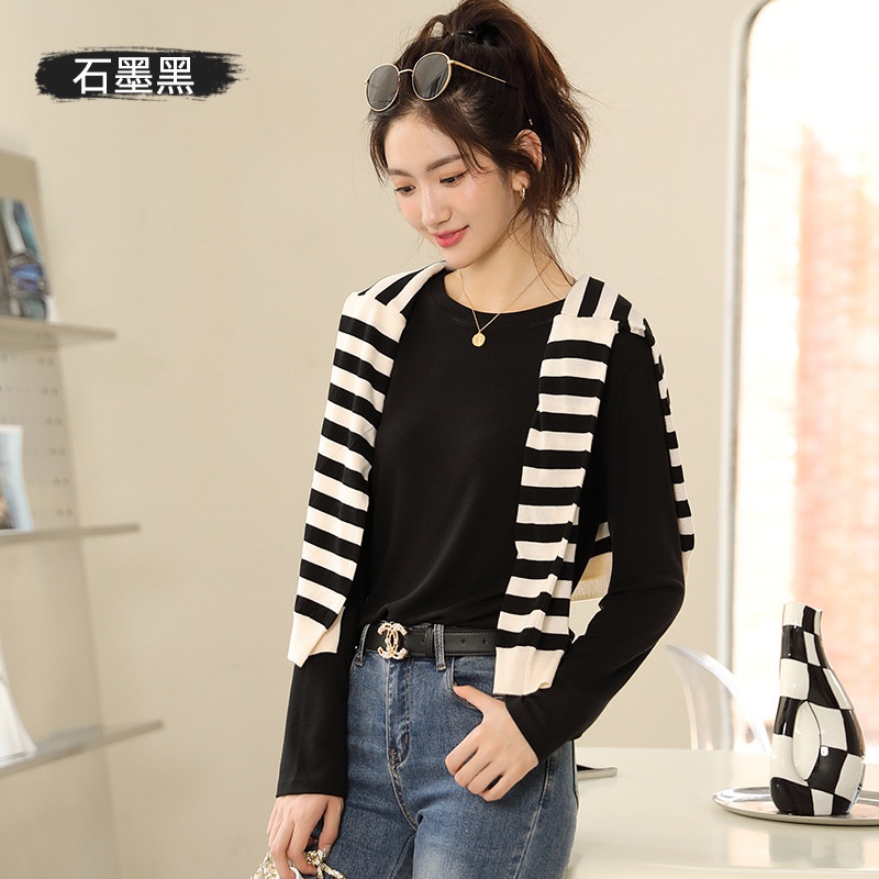 24HA207.12 - ÁO THUN DÀI TAY THU ĐÔNG NỮ
