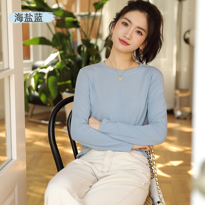 24HA207.12 - ÁO THUN DÀI TAY THU ĐÔNG NỮ