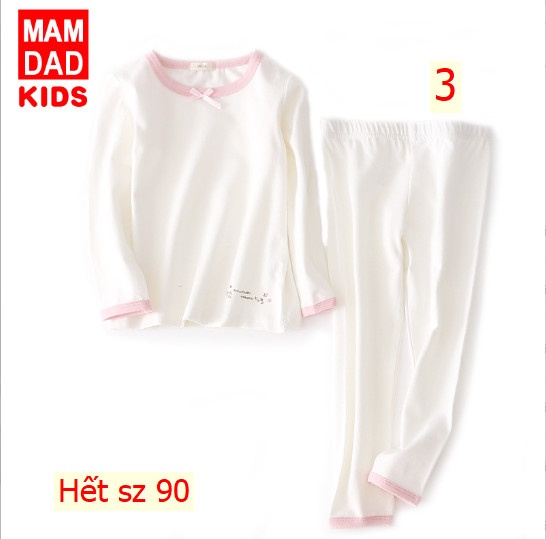 24HA207.08 - BỘ MĂC NHÀ MAMDADKIDS BÉ GÁI