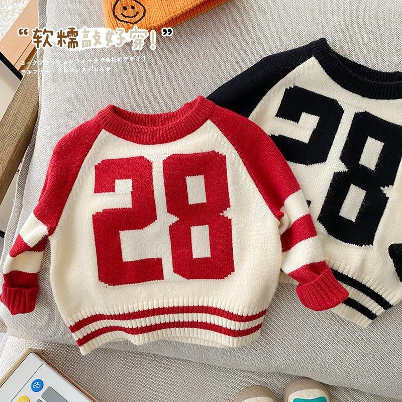 24HA217.01 - ÁO LEN SỐ 28 CHO BÉ