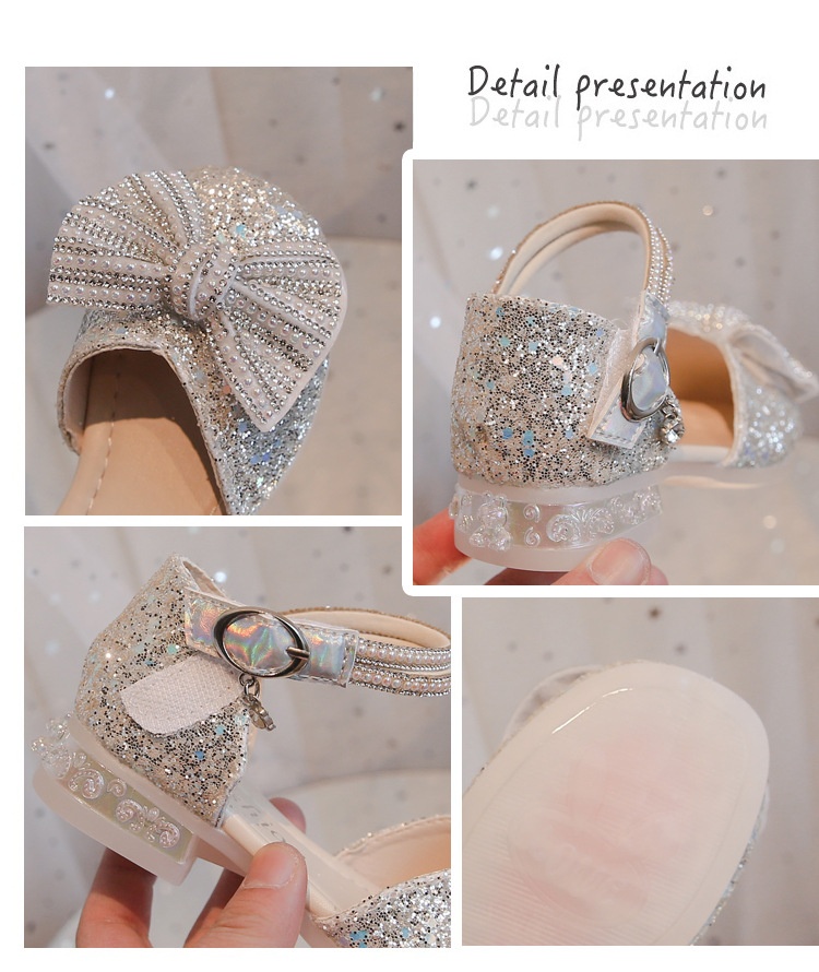 24HA227.29 - GIÀY CAO GÓT BLING CHO BÉ