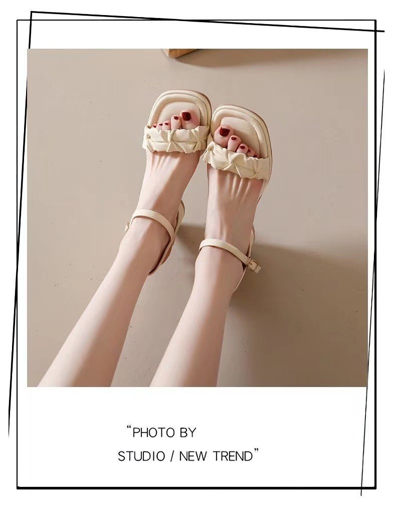 24HA227.03 - SANDAL BASIC 2 MÀU CHO NỮ