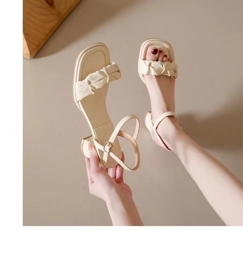 24HA227.03 - SANDAL BASIC 2 MÀU CHO NỮ
