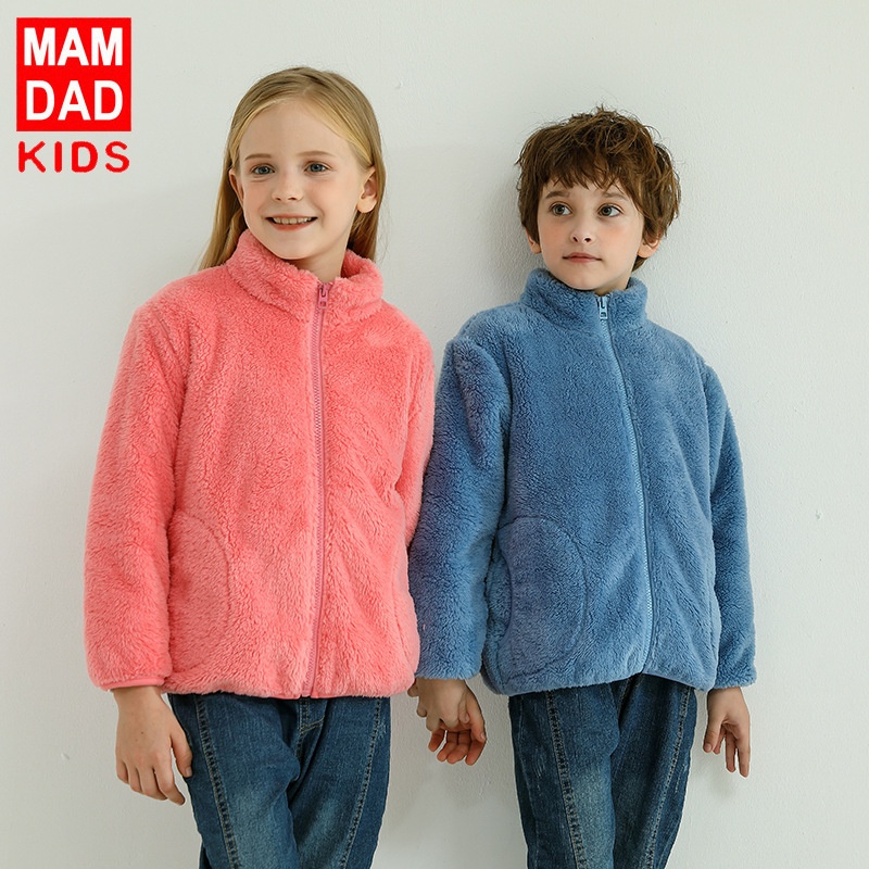 24HA78.30 - ÁO KHOÁC LÔNG MẸ CON MAMDADKIDS