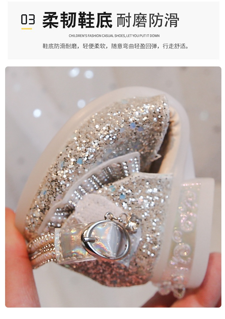 24HA227.29 - GIÀY CAO GÓT BLING CHO BÉ