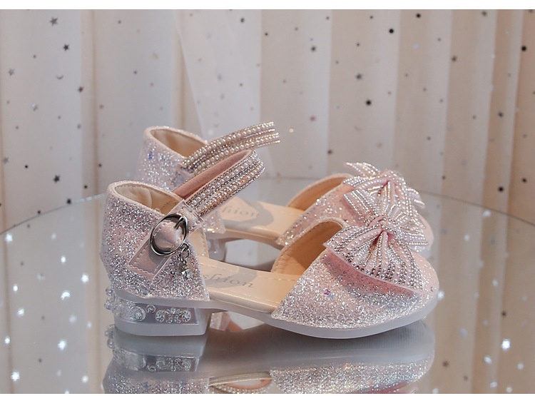 24HA227.29 - GIÀY CAO GÓT BLING CHO BÉ