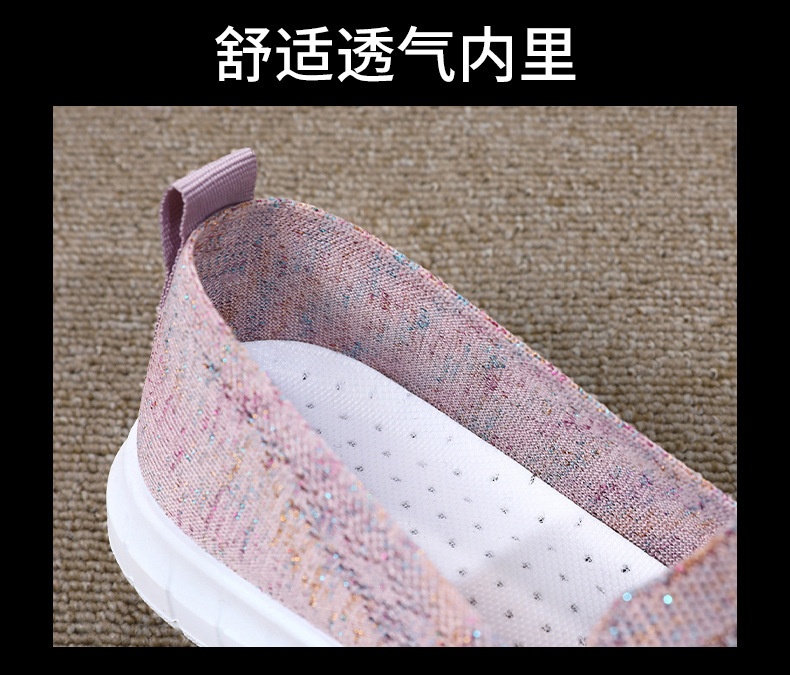 24HA227.18 - GIÀY VẢI SLIPON TRUNG NIÊN THOÁNG KHÍ