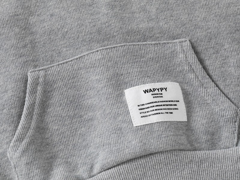 24HA227.15 - ÁO NỈ HOODIE CHUI ĐẦU HÃNG WAPYPY