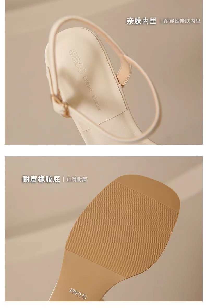 24HA227.03 - SANDAL BASIC 2 MÀU CHO NỮ