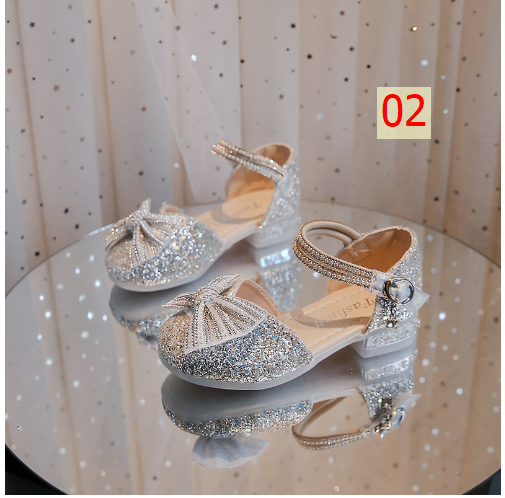24HA227.29 - GIÀY CAO GÓT BLING CHO BÉ