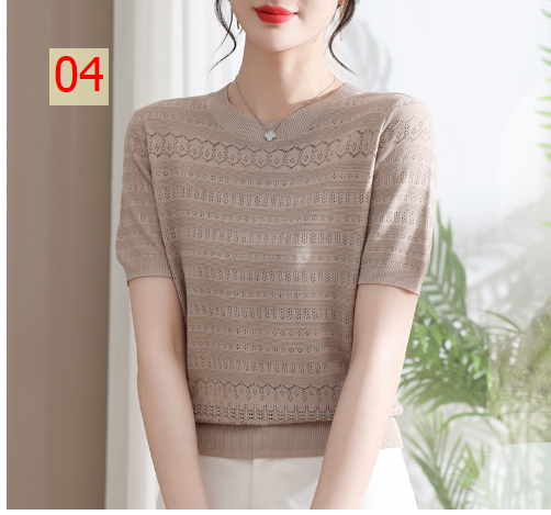 24HA237.09 - ÁO MONGTEGHI CỔ TRÒN LỖ