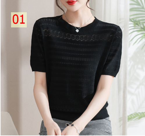 24HA237.09 - ÁO MONGTEGHI CỔ TRÒN LỖ