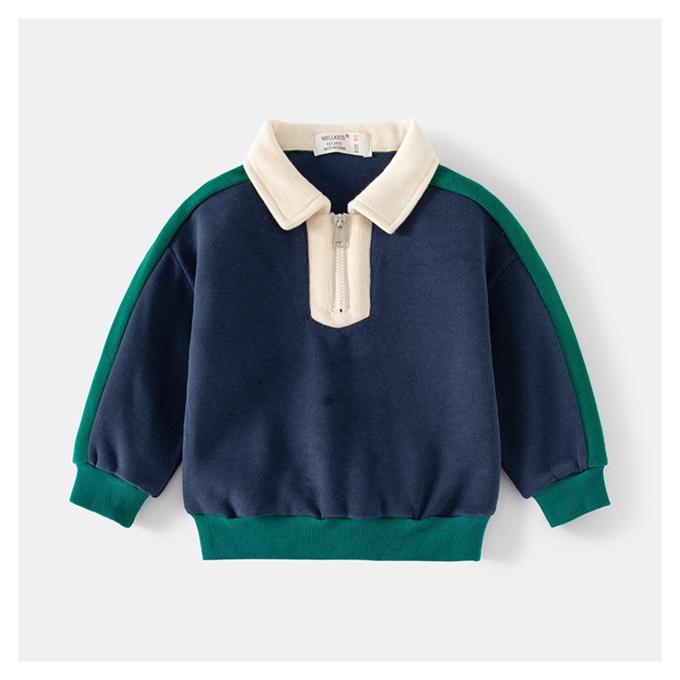 24HA237.18 - BỘ NỈ BÉ TRAI HÃNG WELLKIDS
