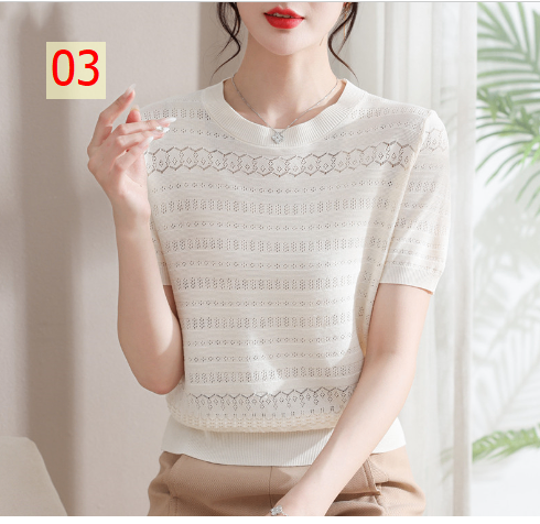 24HA237.09 - ÁO MONGTEGHI CỔ TRÒN LỖ