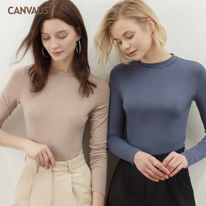 24HA237.10 - ÁO THUN CỔ 3 PHÂN HÃNG CANVAUS