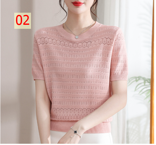 24HA237.09 - ÁO MONGTEGHI CỔ TRÒN LỖ