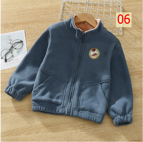 24HA247.10 - ÁO KHOÁC NỈ CHO BÉ