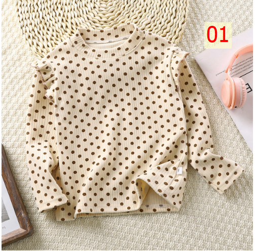 24HA247.17 - SET 2 ÁO NỈ NHUNG TĂM CHO BÉ
