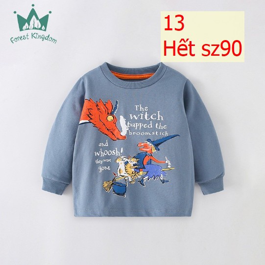 24HA257.19 - SET 2 ÁO NỈ HÃNG Forest Kingdom BÉ TRAI