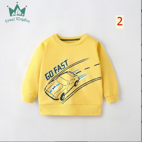 24HA257.19 - SET 2 ÁO NỈ HÃNG Forest Kingdom BÉ TRAI