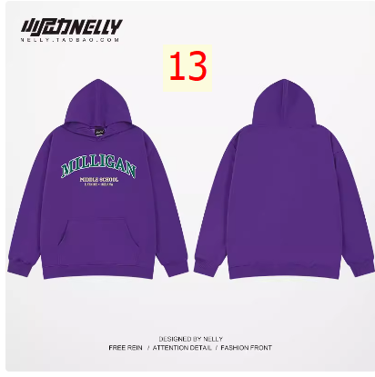 24HA267.21 - ÁO NỈ HODDIE NELLY NAM NỮ