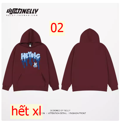 24HA267.21 - ÁO NỈ HODDIE NELLY NAM NỮ