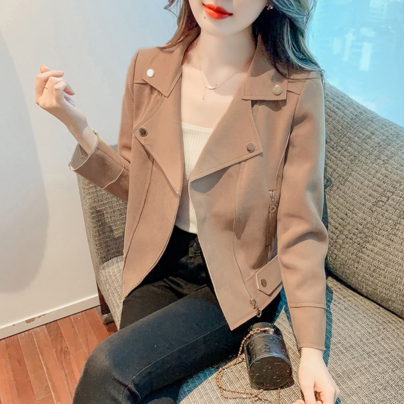 24HA267.12 - ÁO KHOÁC DA LỘN NỮ