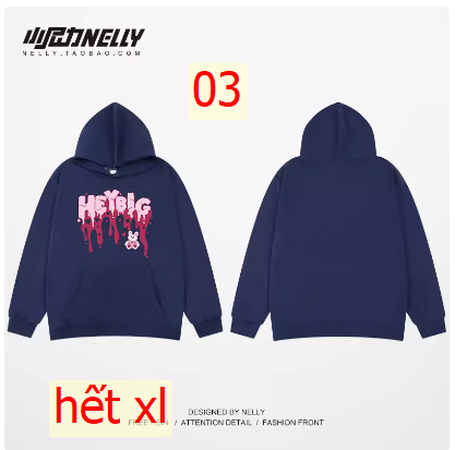 24HA267.21 - ÁO NỈ HODDIE NELLY NAM NỮ